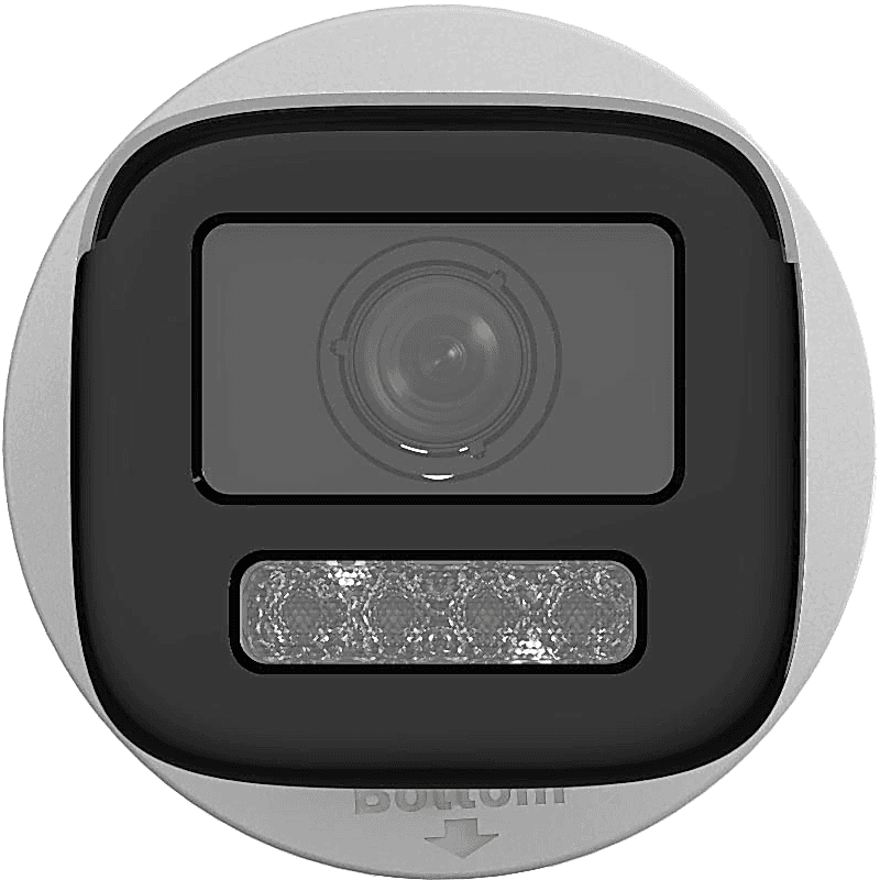 Hikvision DS-2CD1643G2-LIZSU 4 MP Smart Light 2.8-12 mm Sesli Motorize Lensli IR Bullet IP Kamera