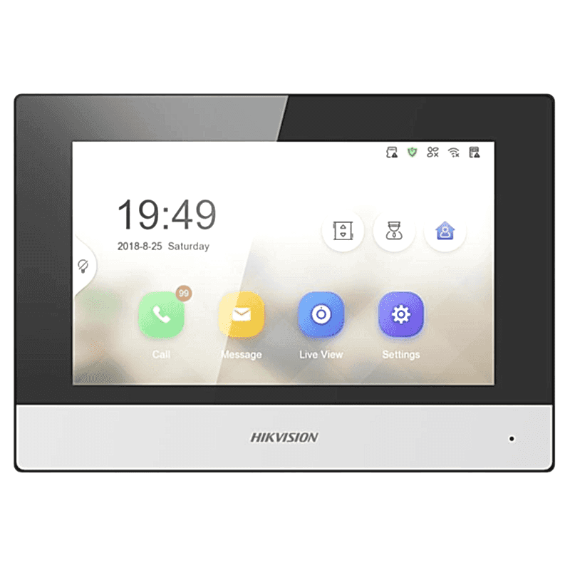 Hikvision DS-KH6320-WTE1 7'' IP İnterkom İç Ünitesi