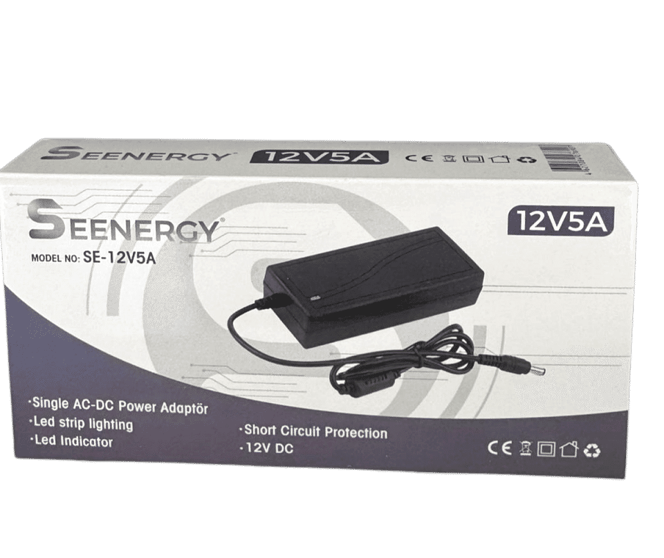 Seenergy SE-12V5A 12V 5 Amper  Adaptör