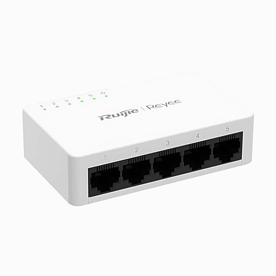 RG-ES05G-L, 5-Portlu 10/100/1000 Mbps Yönetilmeyen PoE Olmayan Anahtar