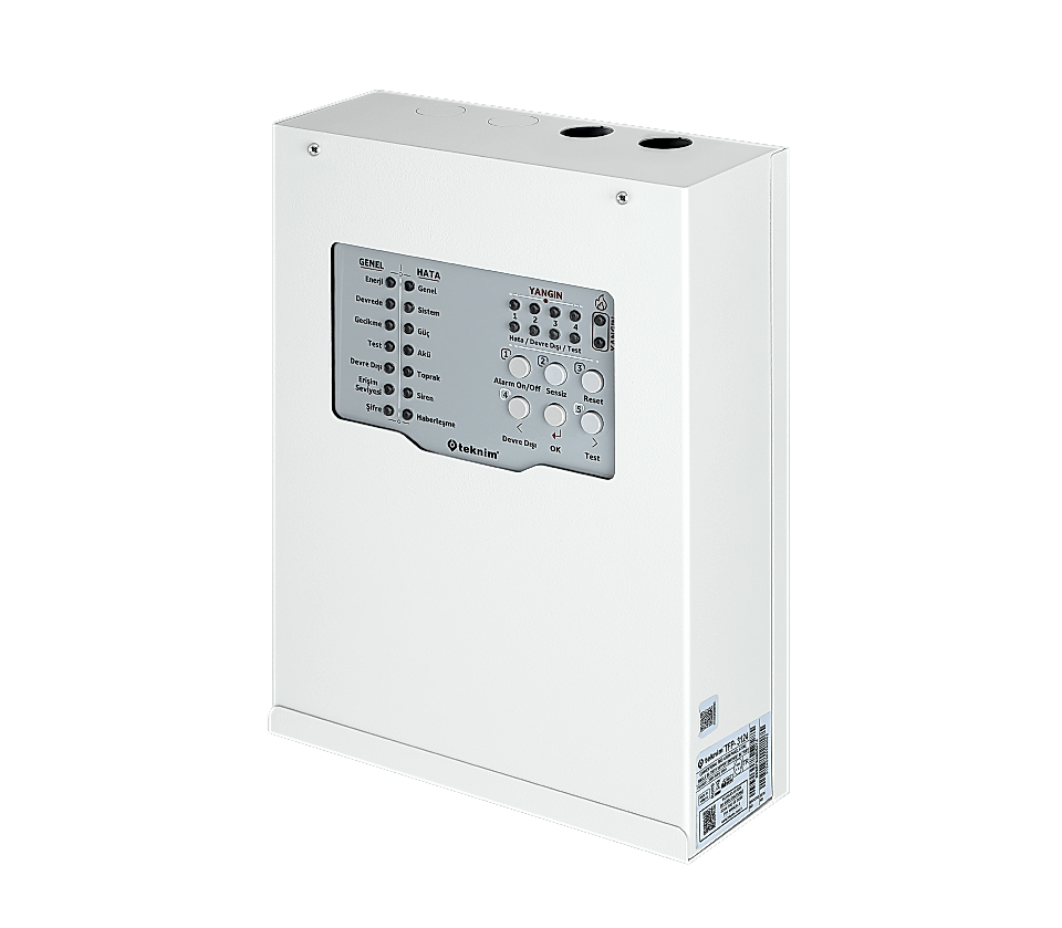 Teknim TFP-3124 4 Bölgeli Konvansiyonel Yangın Alarm Paneli