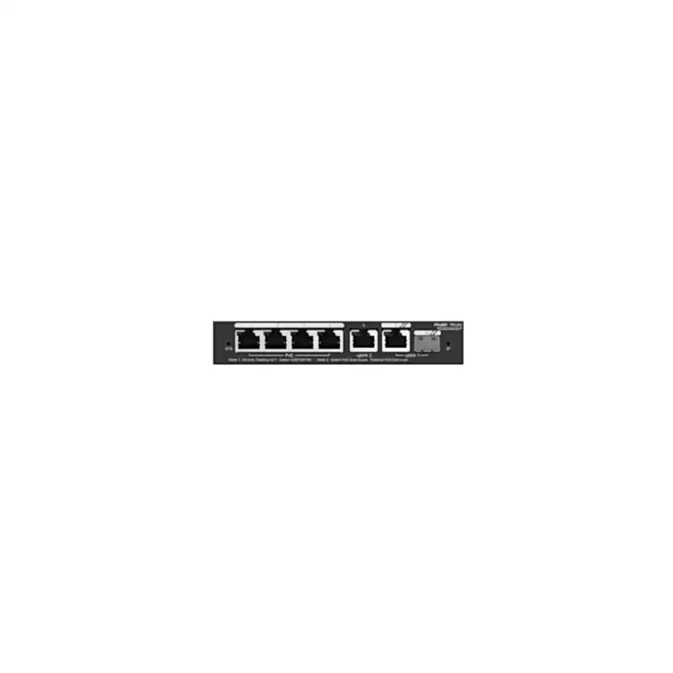 Ruijie Reyee RG-ES206GS-P 4 Port Poe 54W 1xRj45 Uplink +1xSfp Combo Uplink Gigabit PoE Yönetilebilir Switch