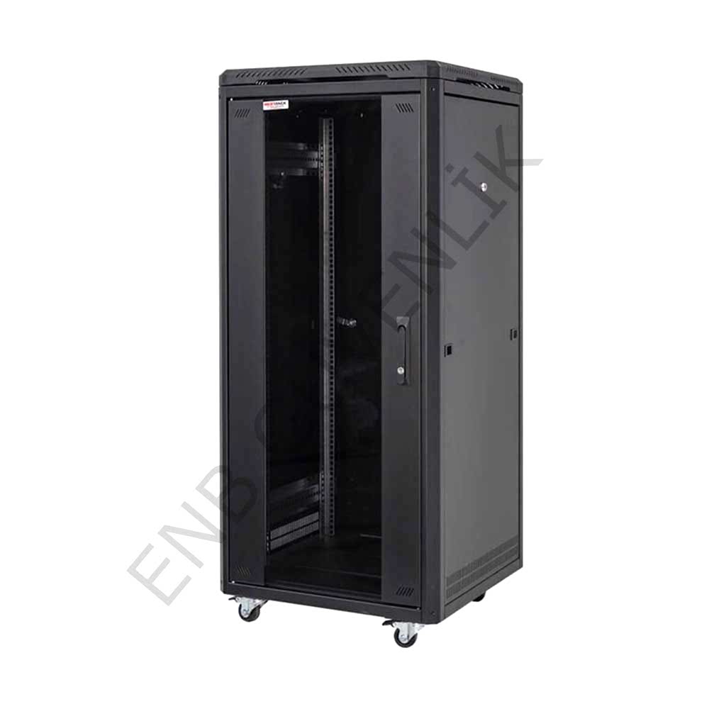 Ulusal 26U 600X600 Dikili Tip Rack Kabinet