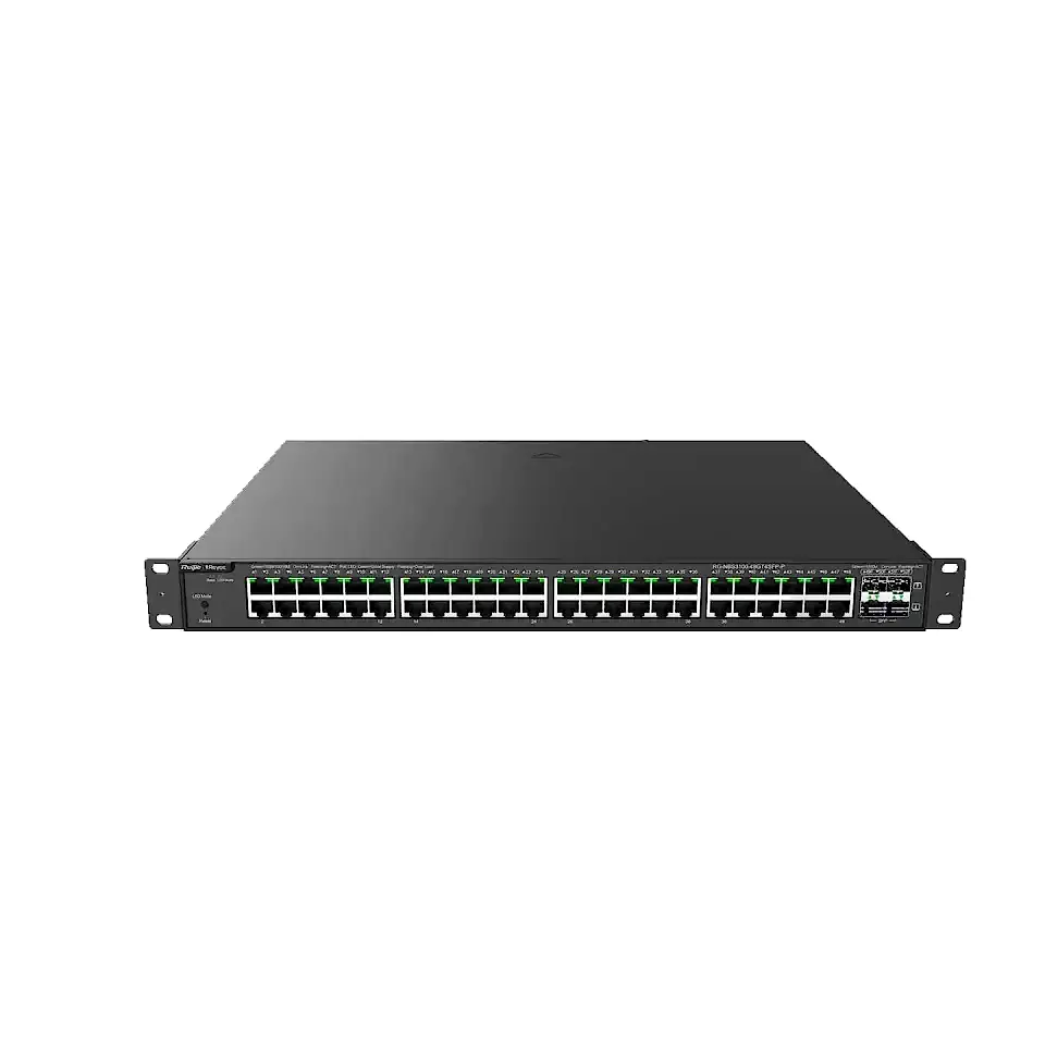 Ruijie Reyee RG-NBS3100-48GT4SFP-P 48 Port 4 Sfp L2 370W Gigabit Yönetilebilir Poe Switch