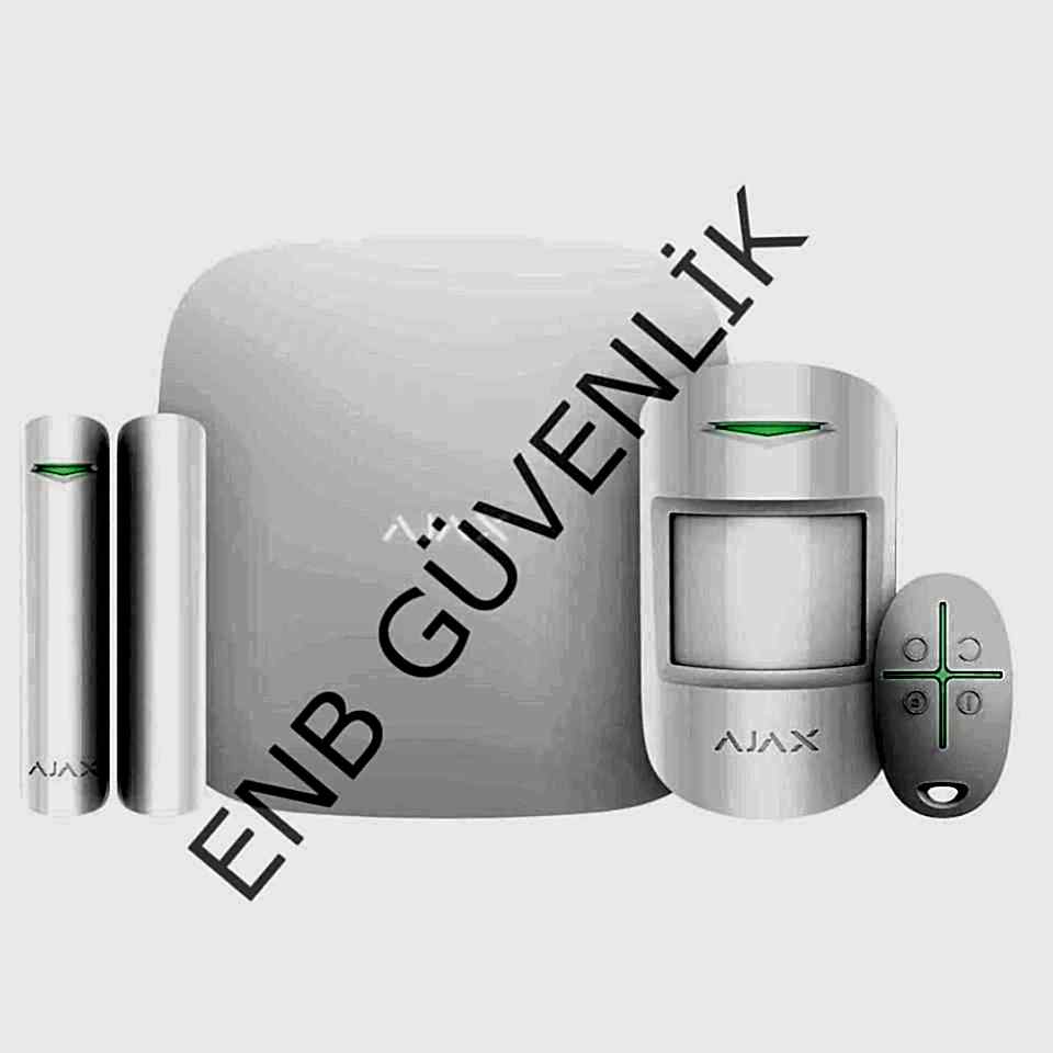 Ajax Hubkit Plus Kablosuz Alarm Seti Wifi / StarterKit Plus Seti Beyaz