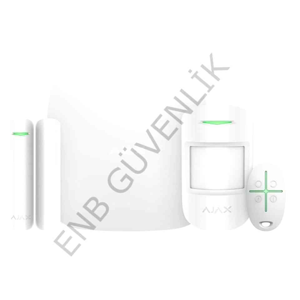 Ajax Hubkit / Starterkithub Kablosuz Alarm Kiti Beyaz