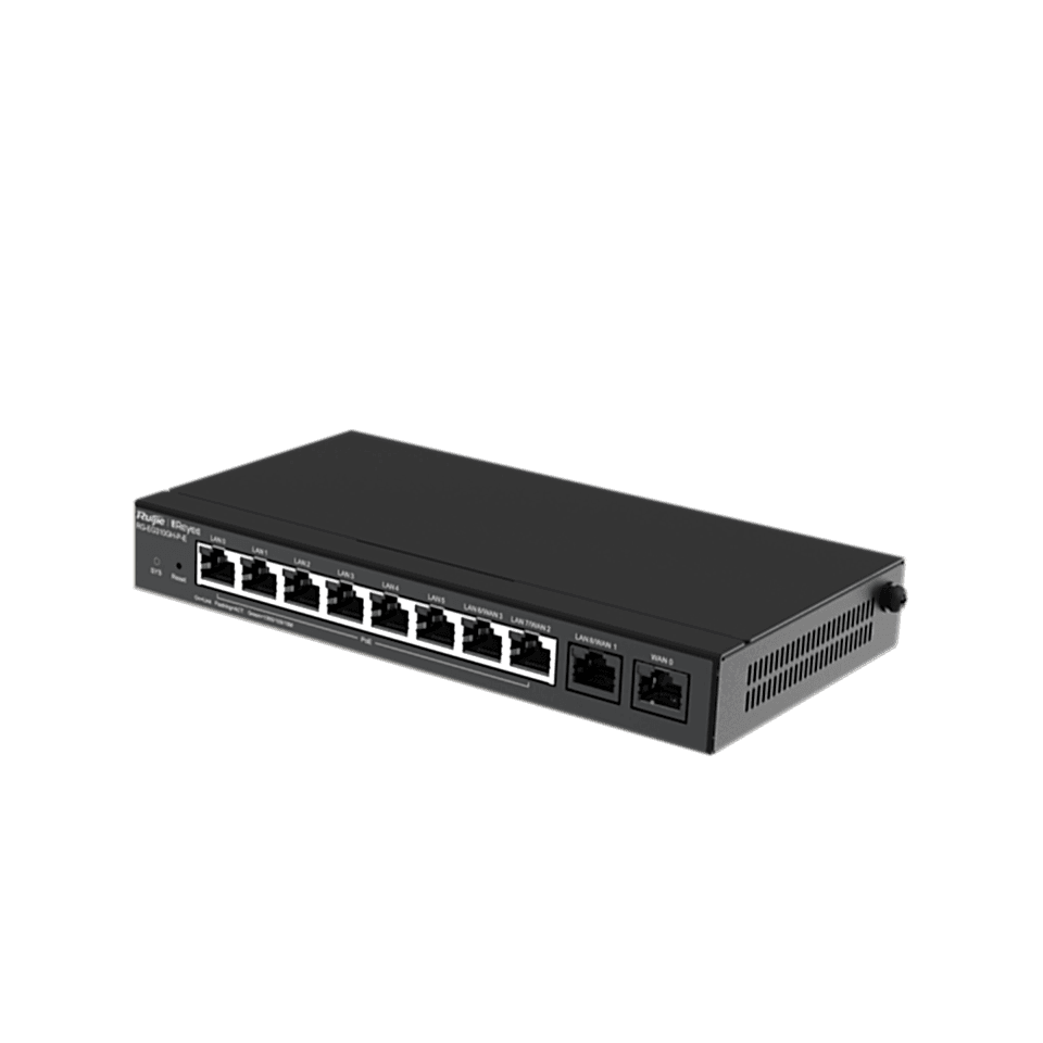 Reyee RG-EG310GH-P-E 10 Port Cloud PoE Yönlendirici