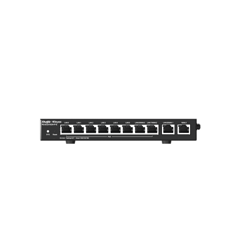 Reyee RG-EG310GH-P-E 10 Port Cloud PoE Yönlendirici