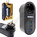 Gobax MG-102 3 USB'li Tekli Termal Akım Korumalı Priz