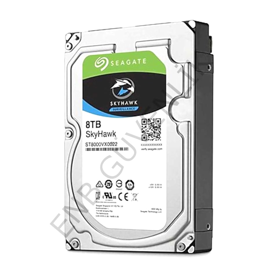 Seagate SkyHawk ST8000VX004 SATA 3.0 7200 RPM 3.5'' 8 TB Harddisk