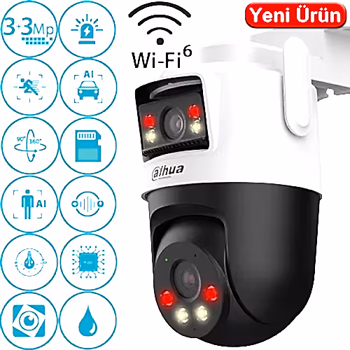 WPT1339DD-SW-3E2-PV Çift Kameralı PT Kamera