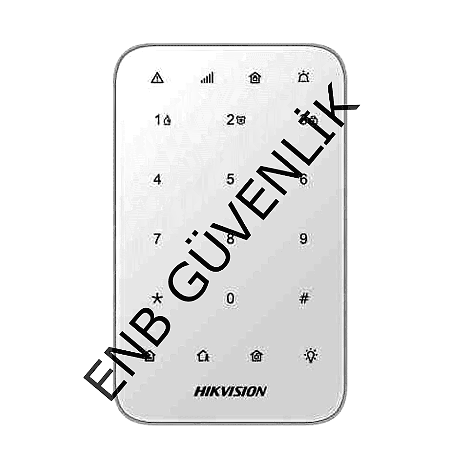 Hikvision DS-PK1-E-WE Kablosuz Alarm Tuş Takımı