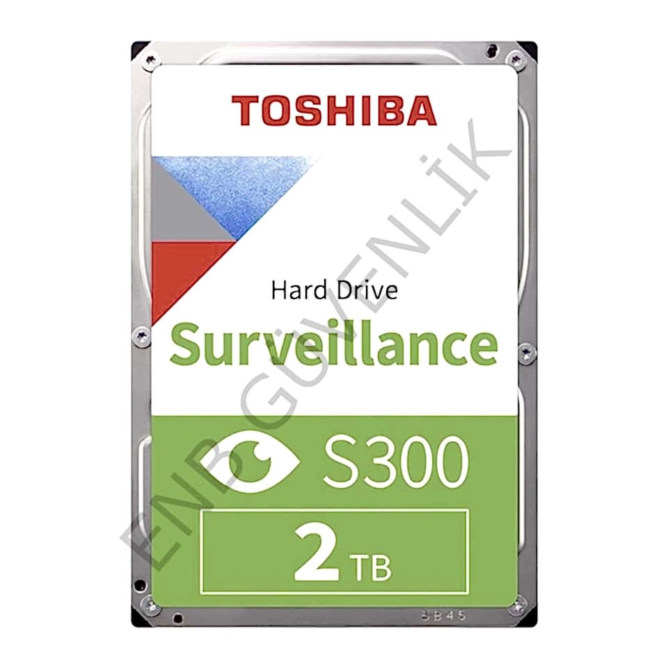Toshiba S300 2 TB dahili sabit disk HDD - Bulk 3,5 inç SATA 6 Gbit/s 5400 RPM