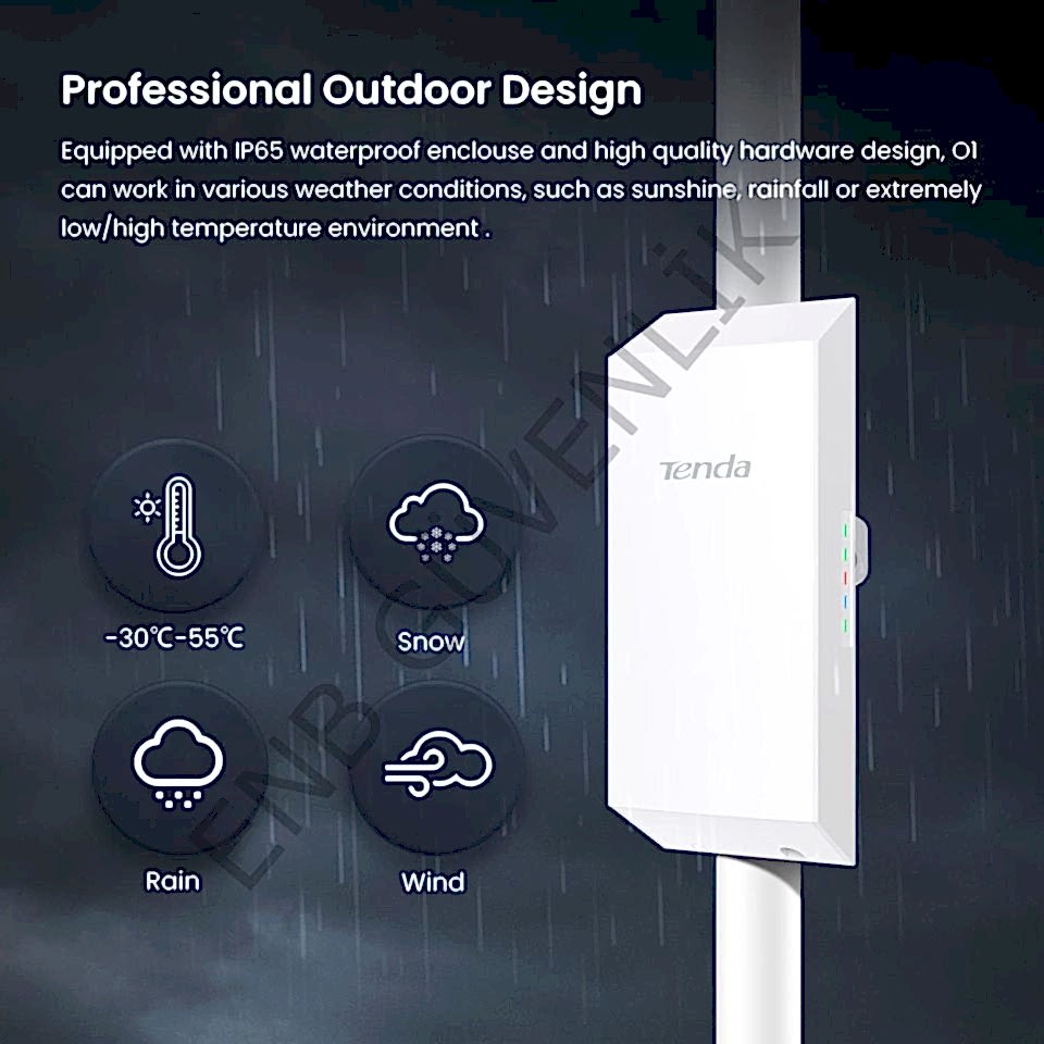 Tenda O1 300 Mbps Dış Mekan Access Point
