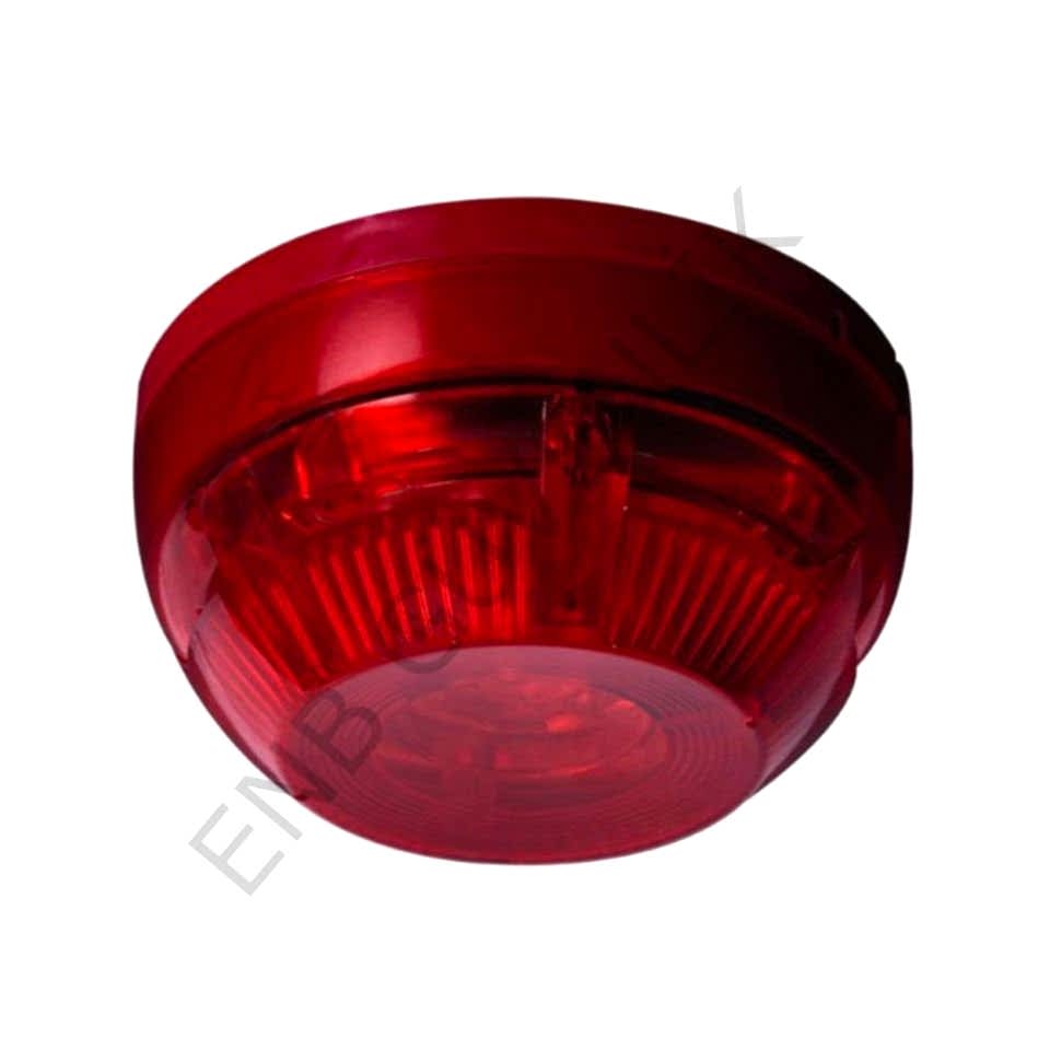 Teknim TFS-3193R Konvansiyonel Yangın Alarm Flaşörü, Kırmızı EN54-23 Sertifikalı