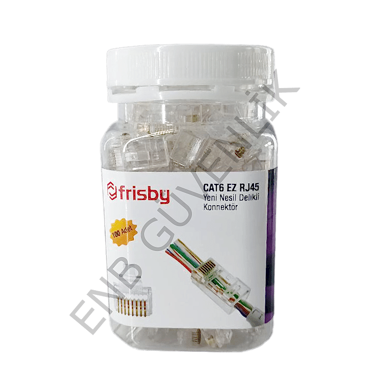 Frisby FNW-RJ4528N Rj-45 Cat6 Yeni Nesil Delikli Konnektör