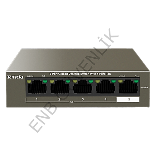 Tenda TEG1105P-4-63W 4 Port 10/100/1000 Mbps Gigabit Switch