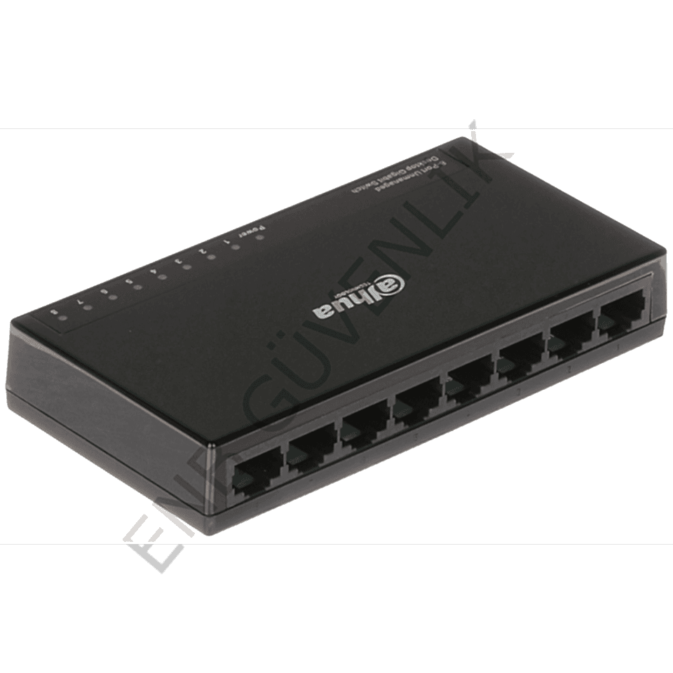 Dahua PFS3008-8GT-L 8 Port 10/100/1000 Mbps Gigabit Switch