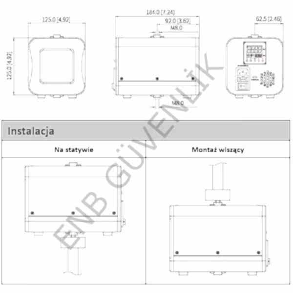 Dahua DH-TPC-HBB-CHW Termografik Kamera Kalibratörü Çalışma Sıcaklığı Kalibrasyon Fırını Yüksek Hassasiyet (Blackbody)