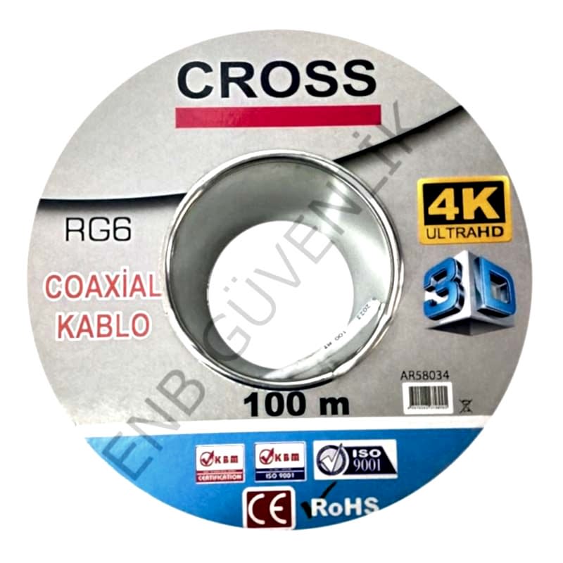 Cross Çanak Anten Kablosu Rg6 U4 (64TEL)