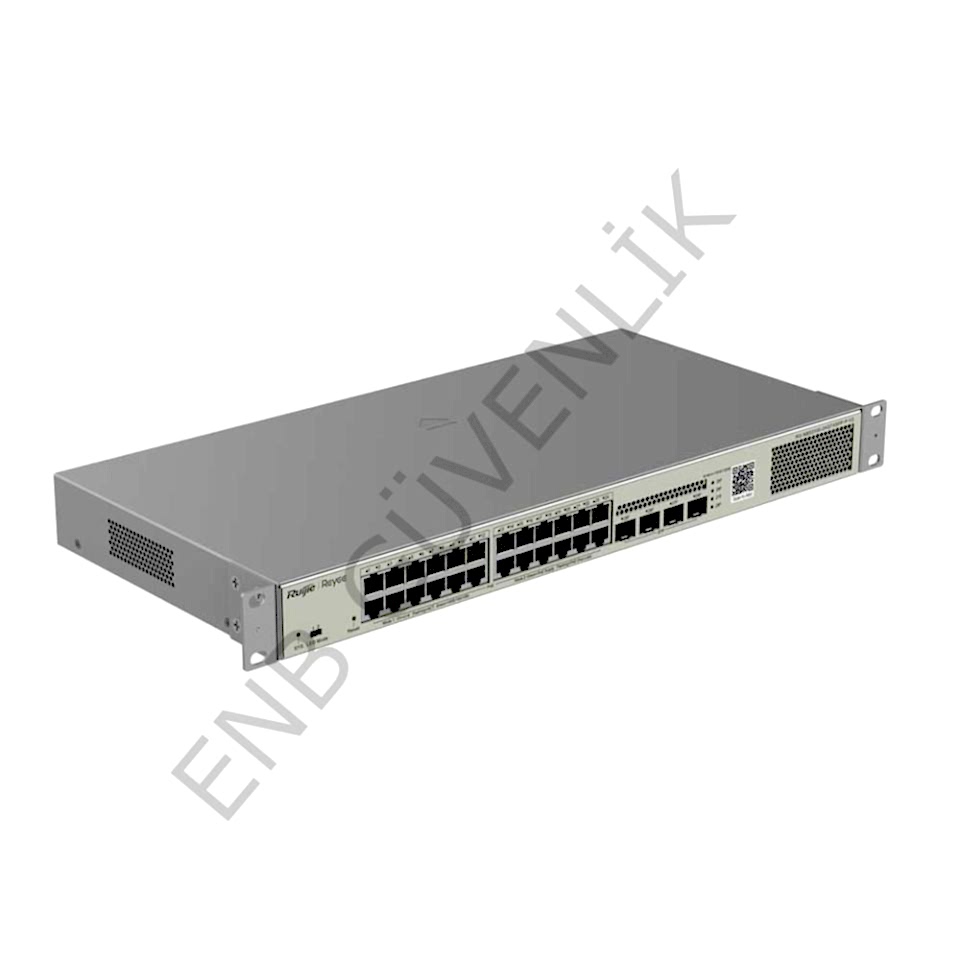 RUİJİE RG-NBS3100-24GT4SFP-V2, 28 Portlu Gigabit Katman 2 Bulut Yönetimli PoE Anahtarı